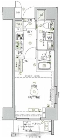 VERXEED KAMEARIの物件間取画像